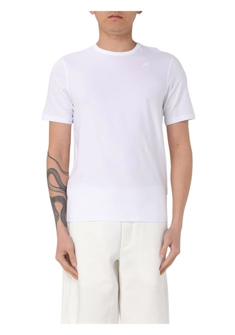 T-shirt bambino bianca in cotone K-way | K71349W/MOBIANCO