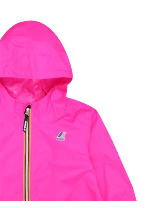 Giubbino neonato fucsia in nylon K-way | K8122BW/SUFUCSIA FLUO