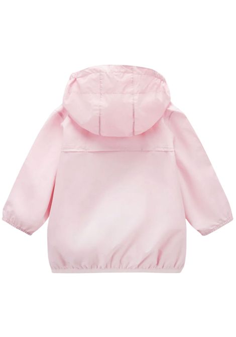 Giubbino neonato rosa in nylon K-way | K8122BW/SUROSA