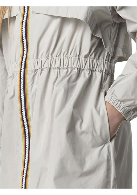 Trench bambina beige in nylon K-way | K8132NW/MOBEIGE