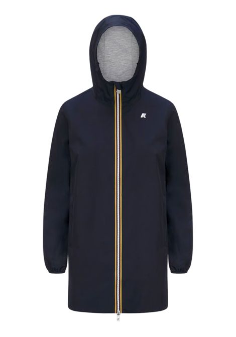 Giubbino bambina blu in nylon K-way | K8133YW/MOBLU