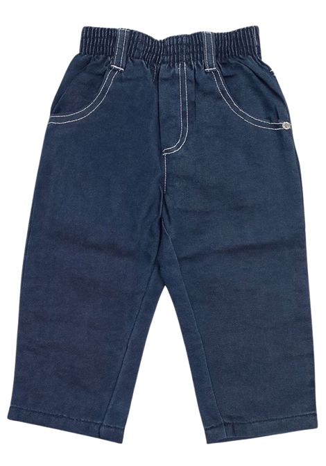 Jeans neonato in cotone denim Kenzo | KD22052/FIDENIM