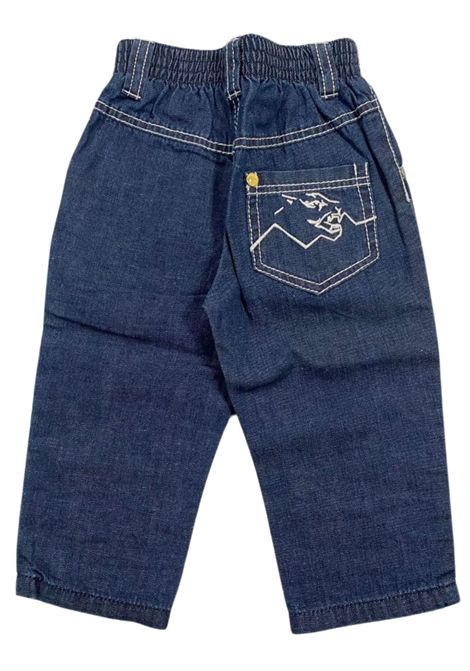 Jeans neonato in cotone denim Kenzo | KD22052/FIDENIM