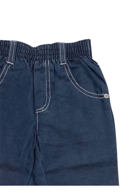 Jeans neonato in cotone denim Kenzo | KD22052/FIDENIM