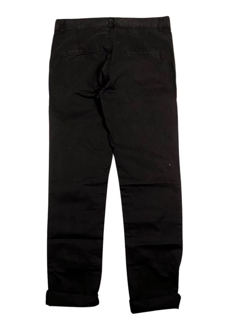 Black cotton trousers for children Kenzo | KF22004/FINERO