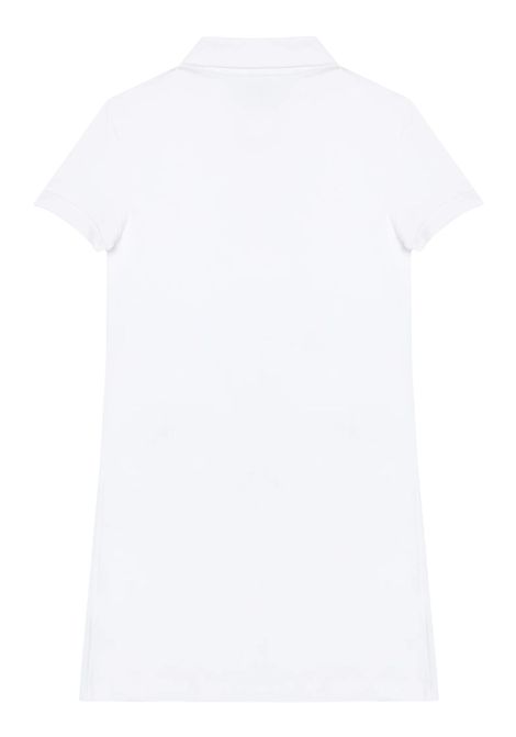 White cotton dress for girls LACOSTE | EJ28160/MABIANCO