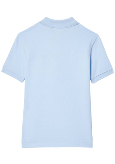 Polo unisex azzurra in cotone LACOSTE | PJ2909/MAAZZURRO
