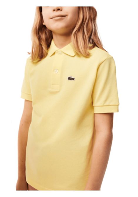 Polo unisex gialla in cotone LACOSTE | PJ2909/MAGIALLO