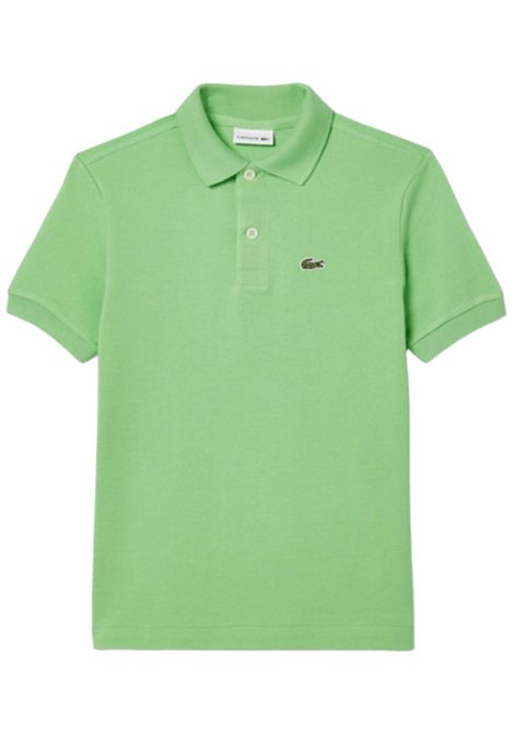 Polo unisex verde in cotone LACOSTE | PJ2909/MAVERDE