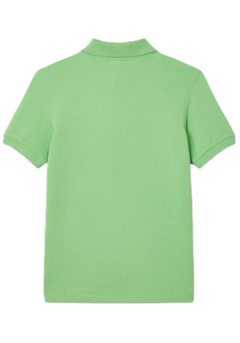 Polo unisex verde in cotone LACOSTE | PJ2909/MAVERDE