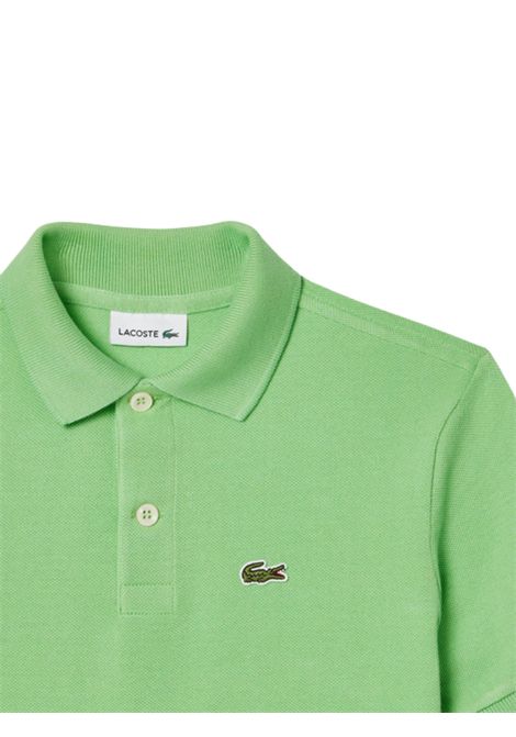 Polo unisex verde in cotone LACOSTE | PJ2909/MAVERDE