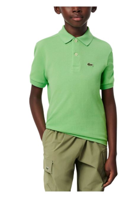 Polo unisex verde in cotone LACOSTE | PJ2909/MAVERDE