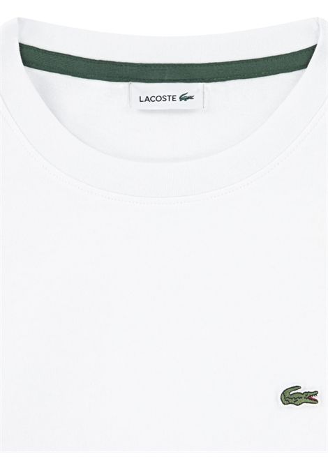 White cotton T-shirt for children LACOSTE | TJ1122/MABIANCO