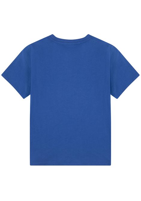Electric blue cotton T-shirt for children LACOSTE | TJ1122/MABLU ELETTRICO