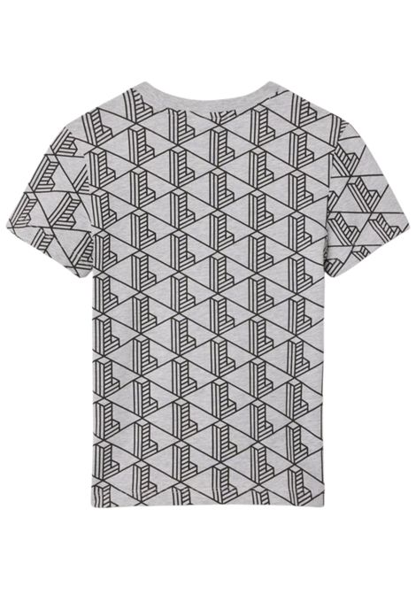 Unisex grey cotton T-shirt LACOSTE | TJ8411/MAGRIGIO