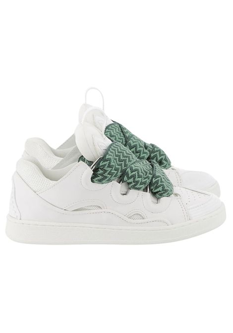 LANVIN kids' white sneakers with insert design LANVIN | N30218/MABIANCO