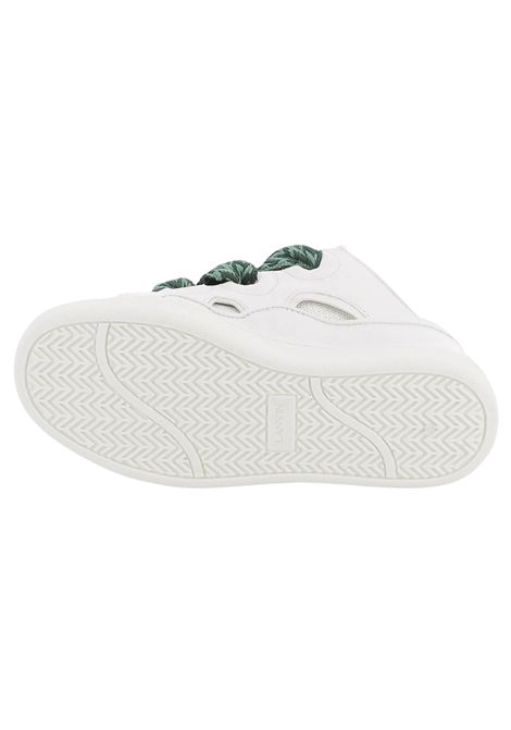 Sneakers LANVIN kids bianco con design a inserti LANVIN | N30218/MABIANCO