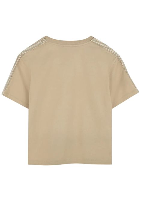 T-shirt bambino beige in cotone LANVIN | N30219/DELBEIGE