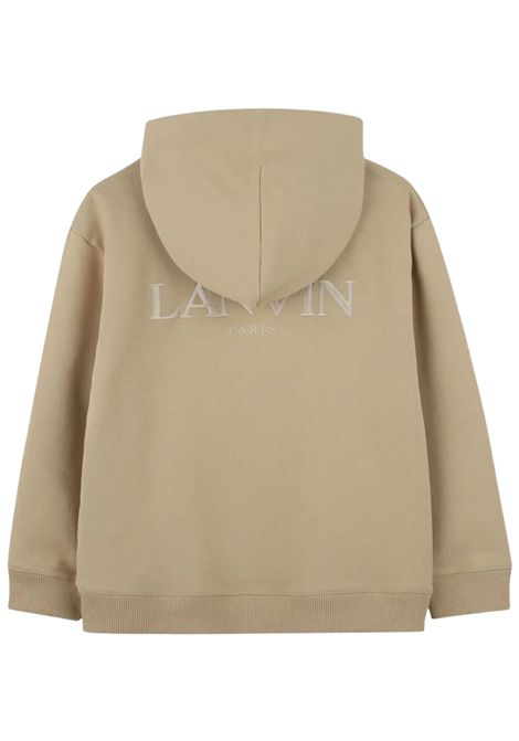 Felpa bambino beige in cotone LANVIN | N30228/DELBEIGE