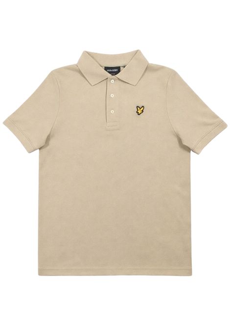 Polo bambino sabbia in cotone LYLE & SCOTT | 20000SABBIA