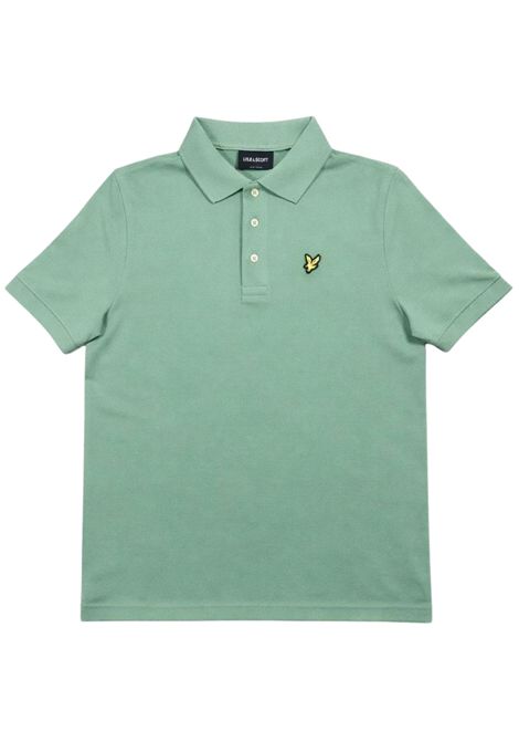 Polo bambino verde chiaro in cotone LYLE & SCOTT | 2000VERDE CHIARO
