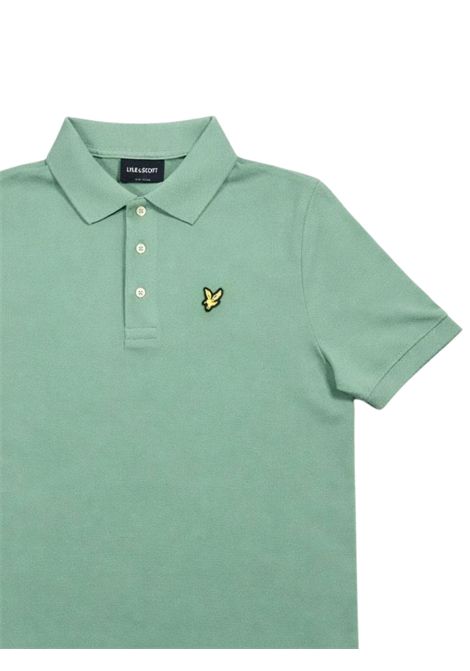 Polo bambino verde chiaro in cotone LYLE & SCOTT | 2000VERDE CHIARO