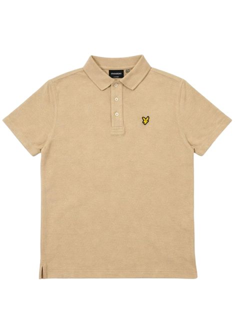 Polo bambino beige in cotone LYLE & SCOTT | 2201BEIGE