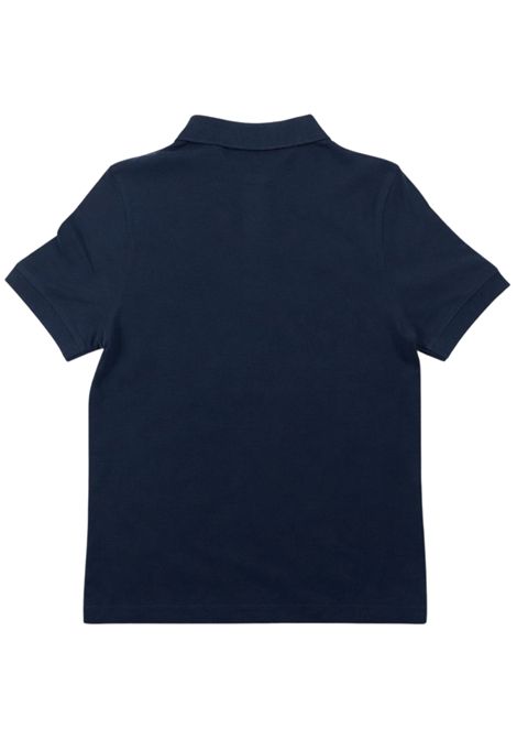 Polo bambino in cotone e lino LYLE & SCOTT | 2204BLU