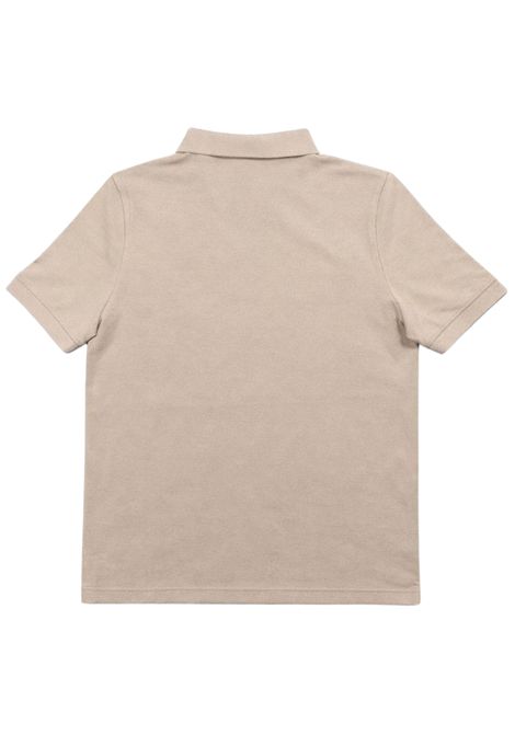 Polo bambino in cotone e lino LYLE & SCOTT | 2204SABBIA