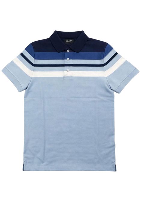 Polo bambino azzurra in cotone LYLE & SCOTT | 2402AZZURRO
