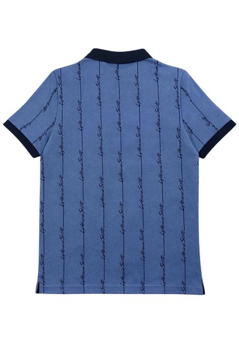 Polo bambino in misto viscosa LYLE & SCOTT | 2404BLU