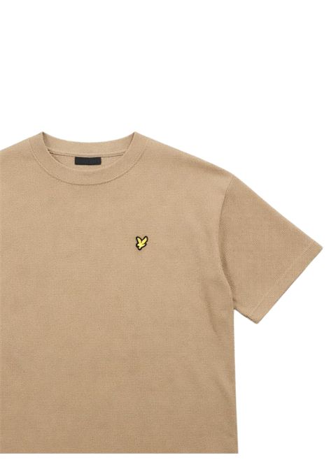 T-shirt bambino beige in cotone LYLE & SCOTT | 2409BEIGE