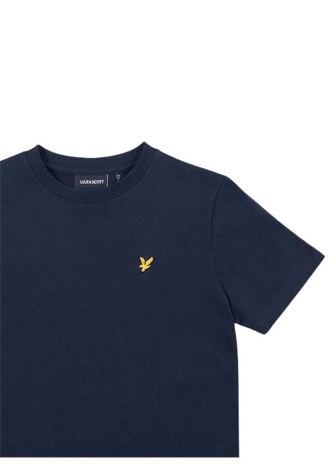 T-shirt bambino blu in cotone LYLE & SCOTT | 43464BLU