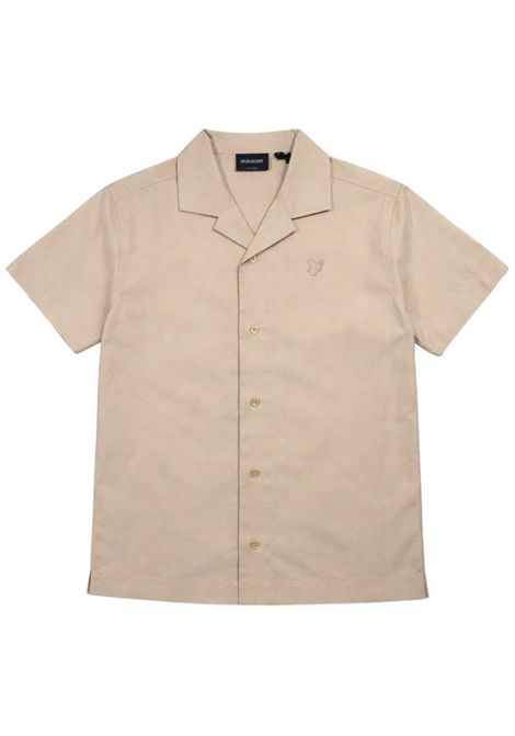 Camicia bambino in cotone e lino LYLE & SCOTT | 52944SABBIA