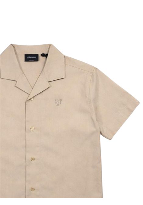 Camicia bambino in cotone e lino LYLE & SCOTT | 52944SABBIA
