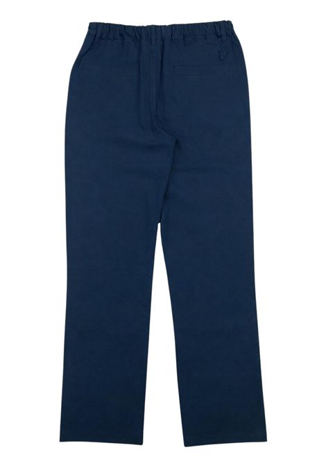 Pantalone bambino blu in lino e cotone LYLE & SCOTT | 52946BLU