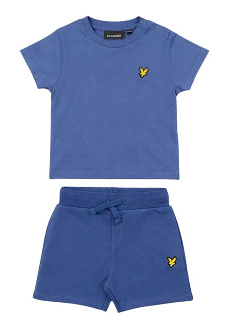 Completo neonato blu in cotone LYLE & SCOTT | 53071BLU