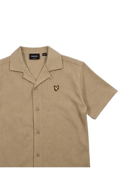 Camicia bambino beige in cotone LYLE & SCOTT | 53120BEIGE