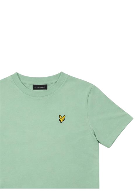 T-shirt bambino verde in cotone LYLE & SCOTT | 53410VERDE