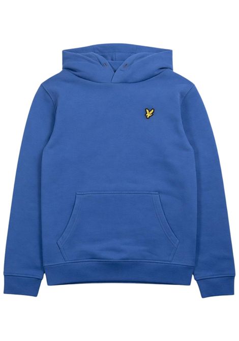Light blue cotton sweatshirt for children LYLE & SCOTT | 53438BLU CHIARO