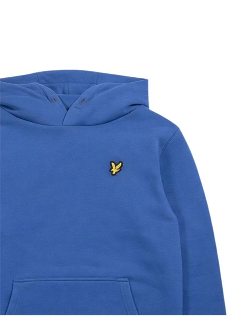 Light blue cotton sweatshirt for children LYLE & SCOTT | 53438BLU CHIARO