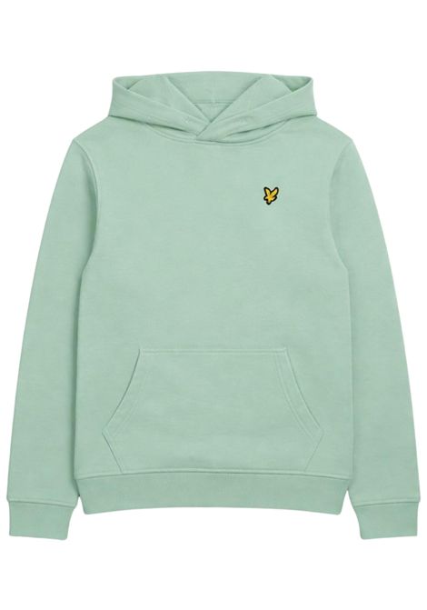 Green cotton sweatshirt for children LYLE & SCOTT | 53438VERDE