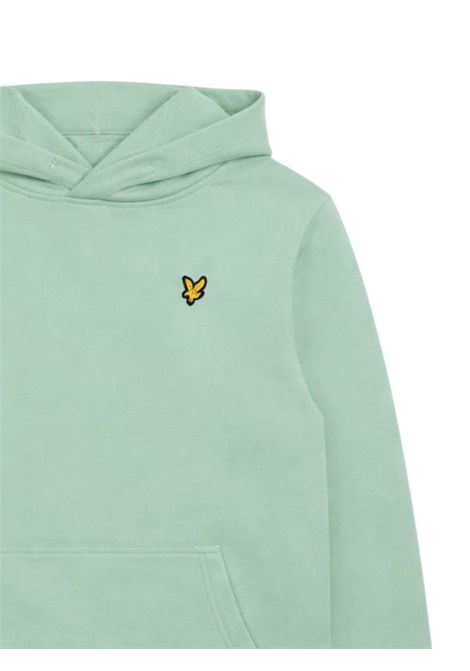 Green cotton sweatshirt for children LYLE & SCOTT | 53438VERDE