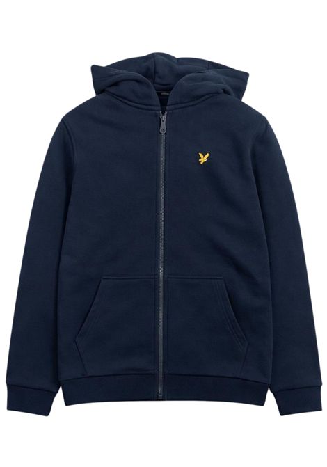 Blue cotton sweatshirt for children LYLE & SCOTT | 53443BLU