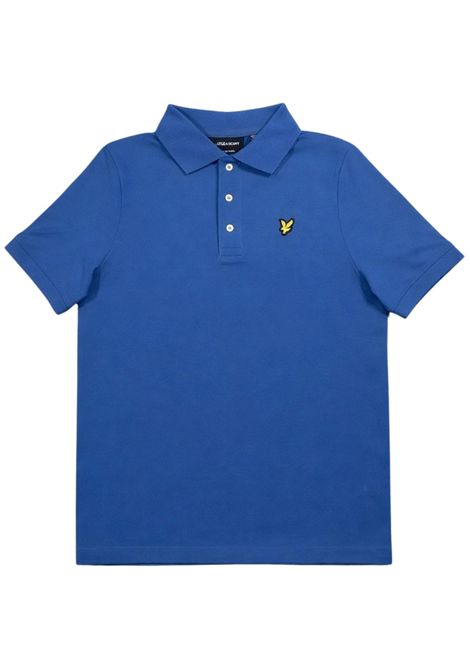 Polo bambino blu chiaro in cotone LYLE & SCOTT | 53461BLU CHIARO