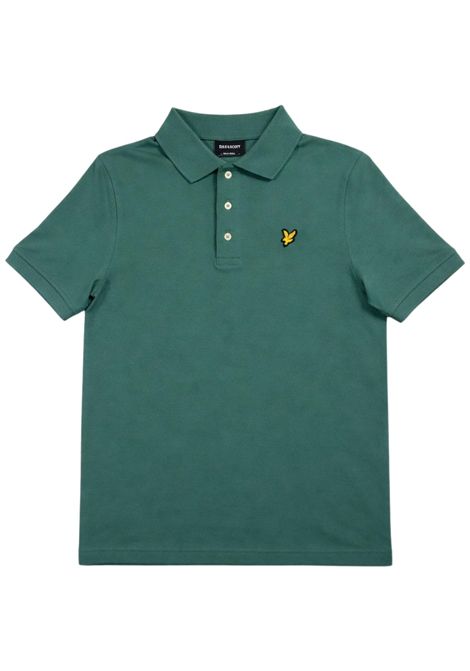Polo bambino verde in cotone LYLE & SCOTT | 53461VERDE