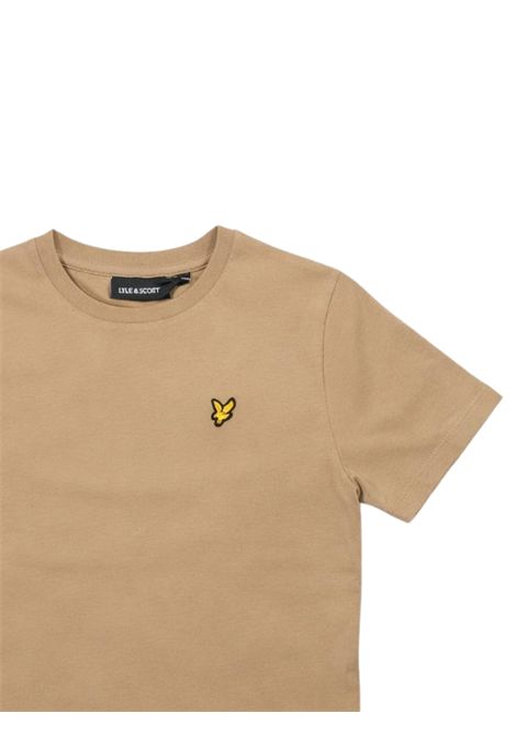 T-shirt bambino beige in cotone LYLE & SCOTT | 53464BEIGE