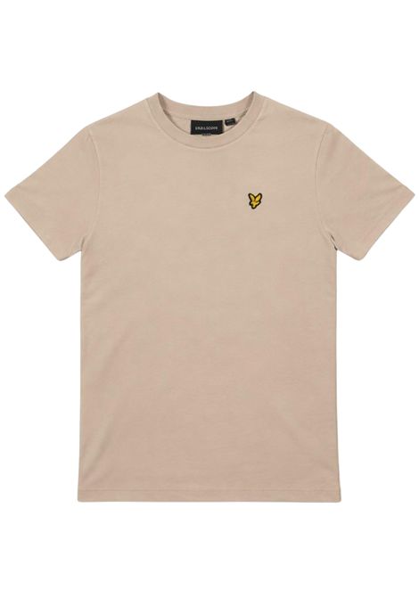 T-shirt bambino sabbia in cotone LYLE & SCOTT | 53464SABBIA