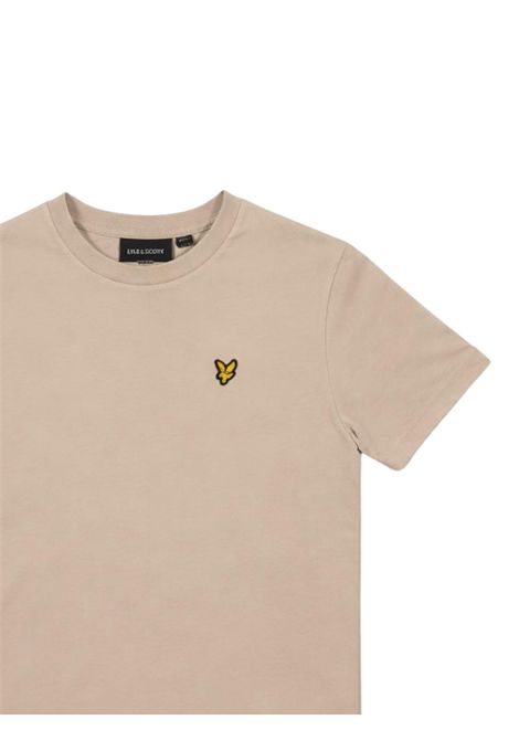 T-shirt bambino sabbia in cotone LYLE & SCOTT | 53464SABBIA