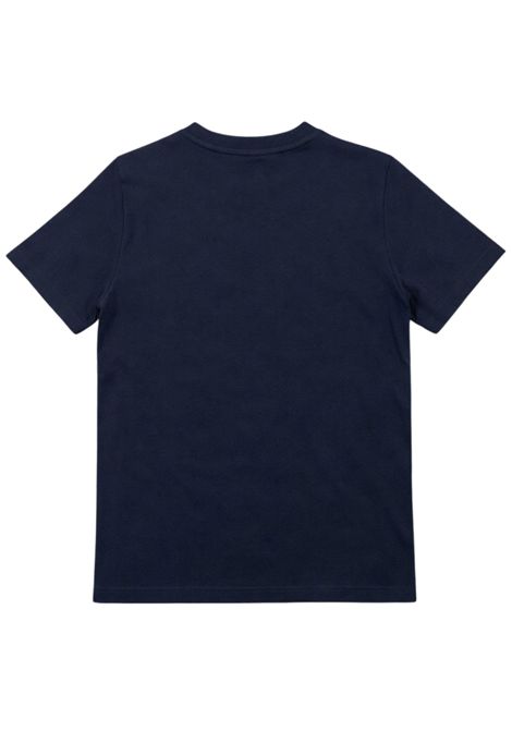 T-shirt bambino in cotone e lino LYLE & SCOTT | 53465BLU